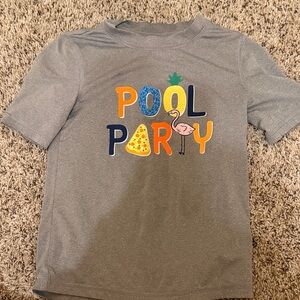 Cat & Jack Gray 'Pool Party' Kids Swim Rashguard